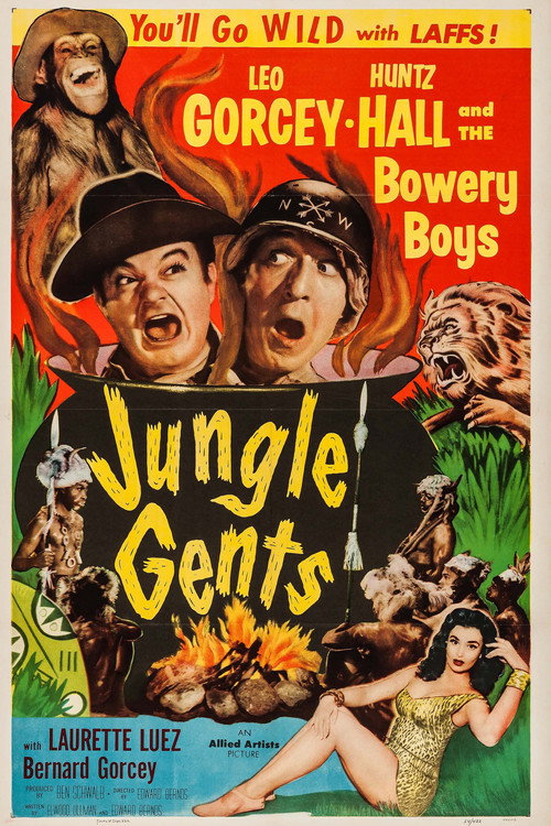Movie poster for Jungle Gents (1954)