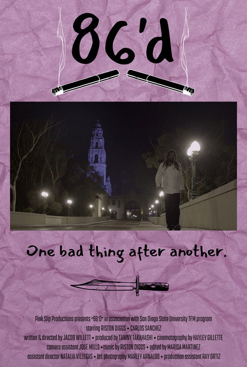 Movie poster for 86'd (2025)