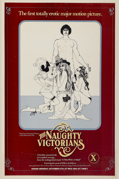Movie poster for The Naughty Victorians: An Erotic Tale of a Maiden's Revenge (1975)