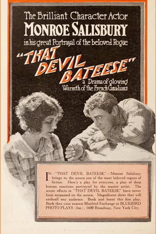 Movie poster for That Devil, Bateese (1918)