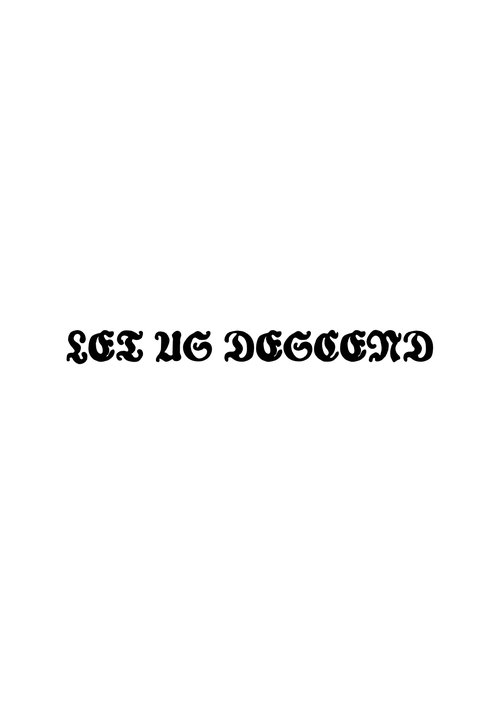 Movie poster for Let Us Descend (2025)