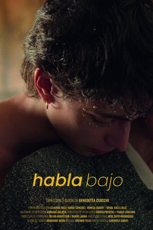 Movie poster for Habla bajo