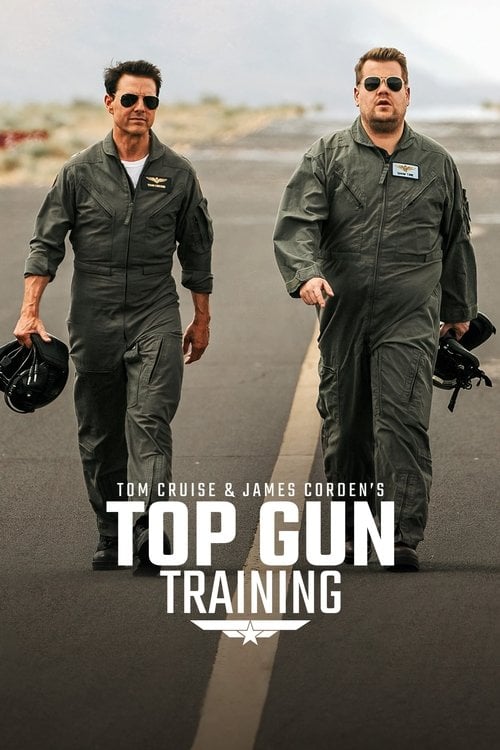 Movie poster for James Corden's Top Gun Training with Tom Cruise (2022)