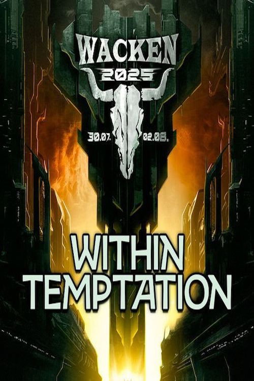 Movie poster for Within Temptation: Live at Wacken 2025 (2025)