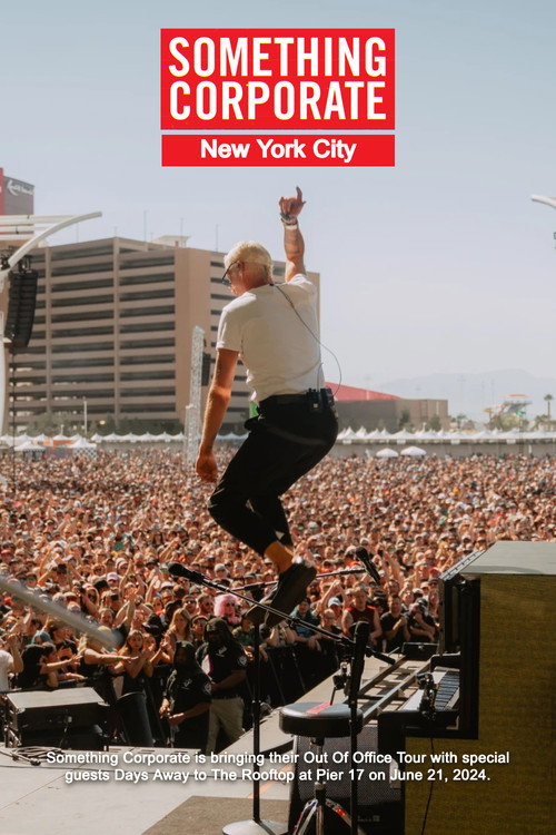 Movie poster for Something Corporate: New York City (2024)