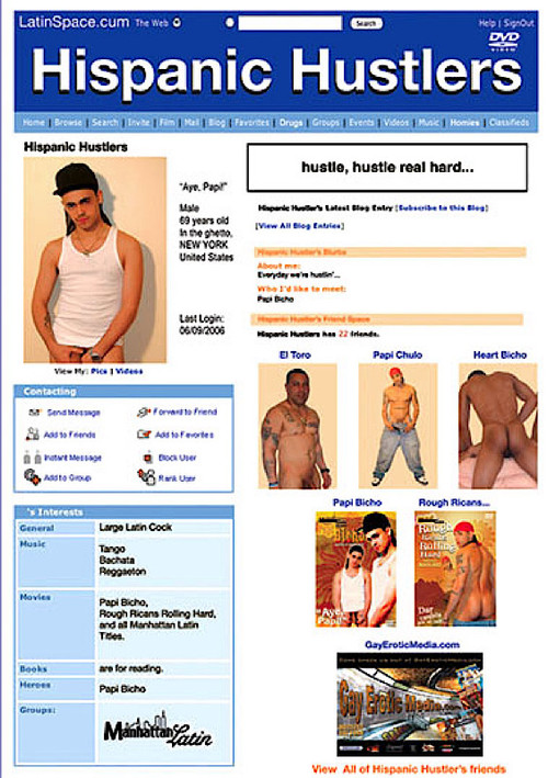 Movie poster for Hispanic Hustlers (2006)