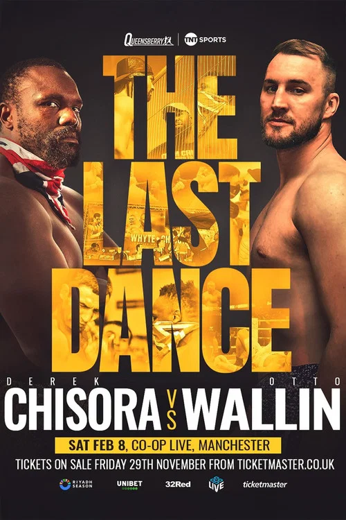 Movie poster for Derek Chisora vs. Otto Wallin (2025)