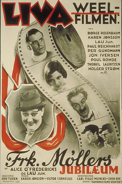 Movie poster for Frk. Møllers jubilæum (1937)