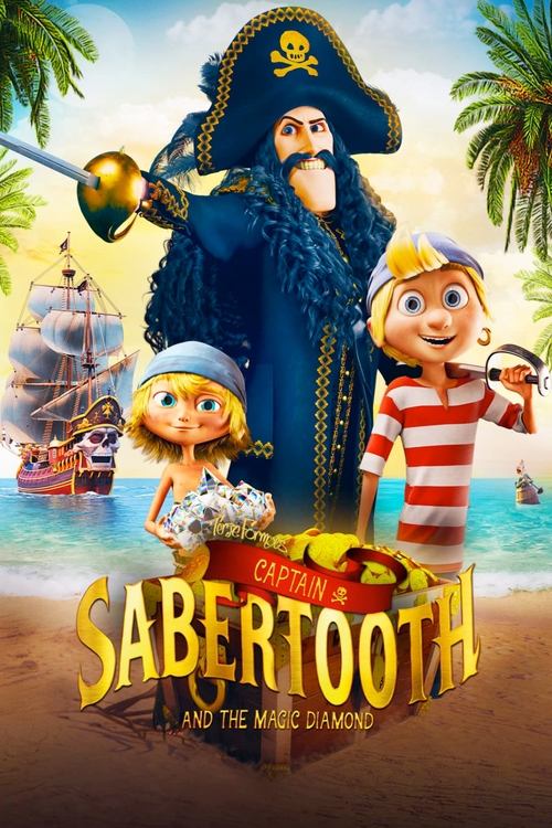 Movie poster for Captain Sabertooth and the Magical Diamond (2020)