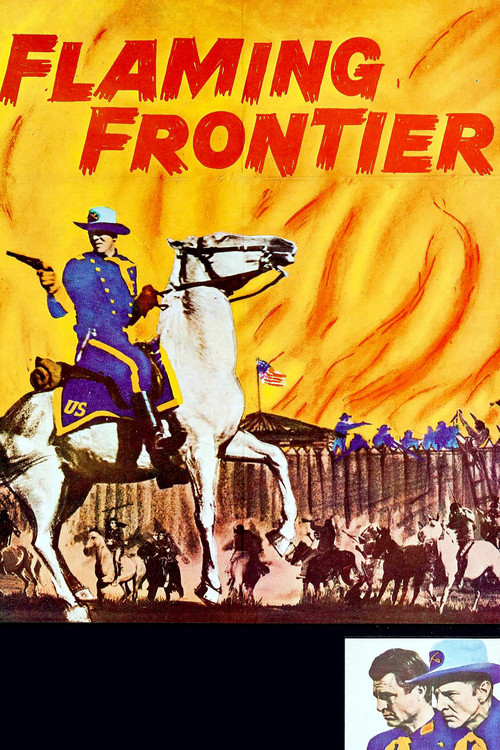 Movie poster for Flaming Frontier (1958)