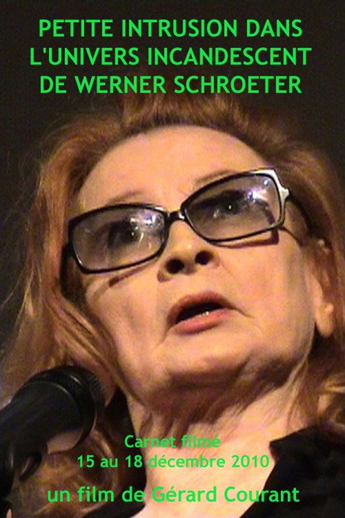 Movie poster for Petite intrusion dans l’univers incandescent de Werner Schroeter (2012)