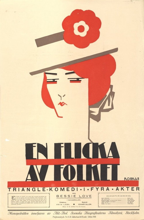 Movie poster for A Daughter of the Poor (1917)