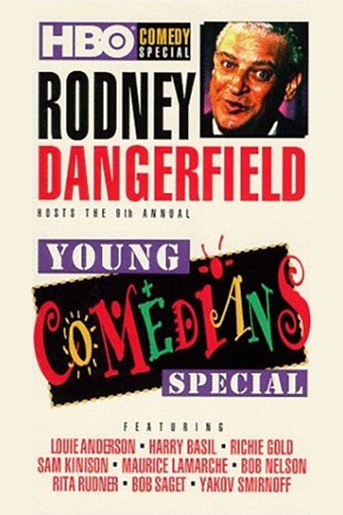 Movie poster for Rodney Dangerfield Hosts the 9th Annual Young Comedians Special (1985)