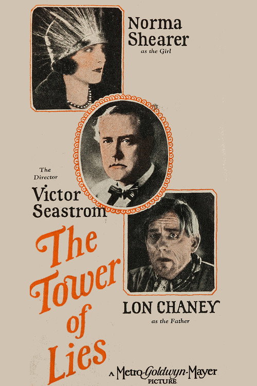 Movie poster for The Tower of Lies (1925)