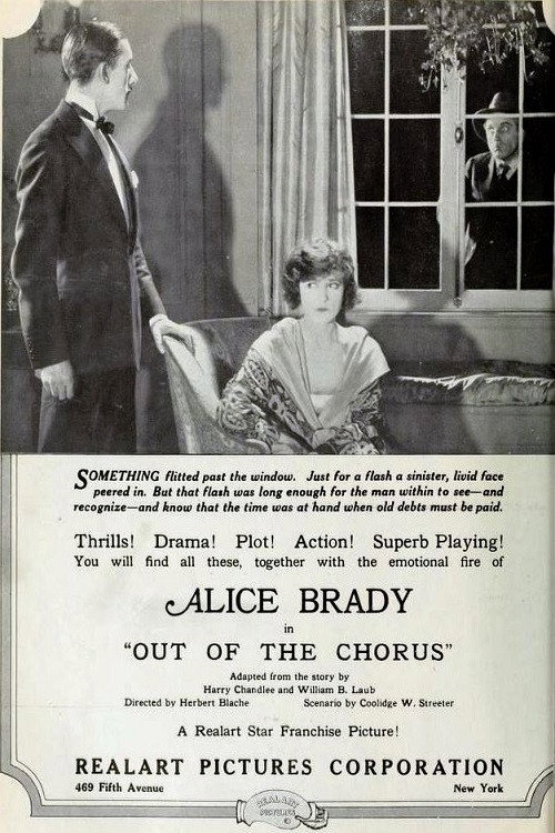 Movie poster for Out of the Chorus (1921)