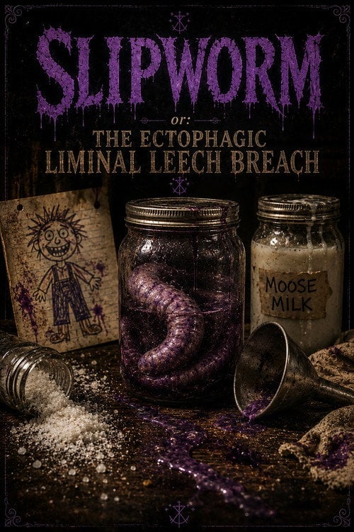 Movie poster for Slipworm or: The Ectophagic Liminal Leech Breach (2026)