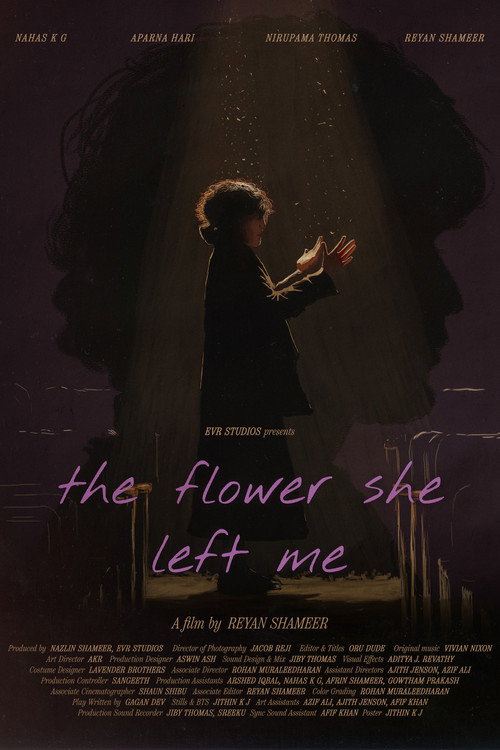 Movie poster for the flower she left me (2026)