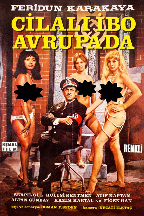 Movie poster for Cilalı İbo Avrupa'da (1970)