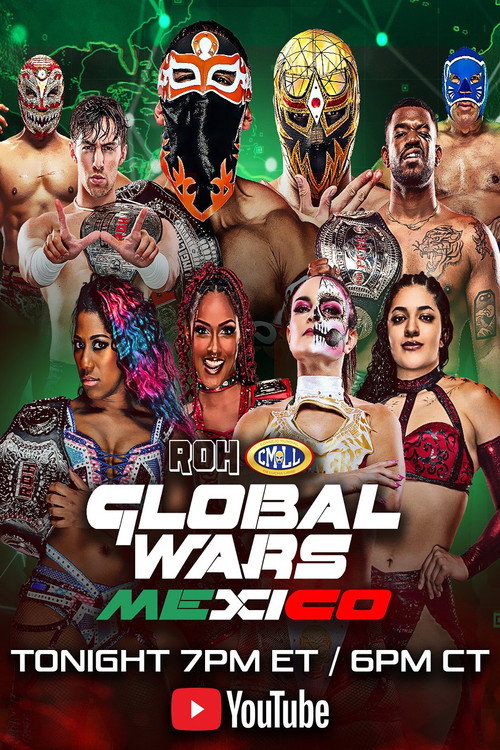Movie poster for ROH/CMLL Global Wars Mexico (2025)