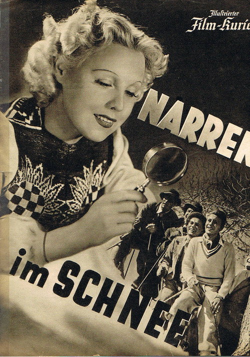 Movie poster for Narren im Schnee (1938)