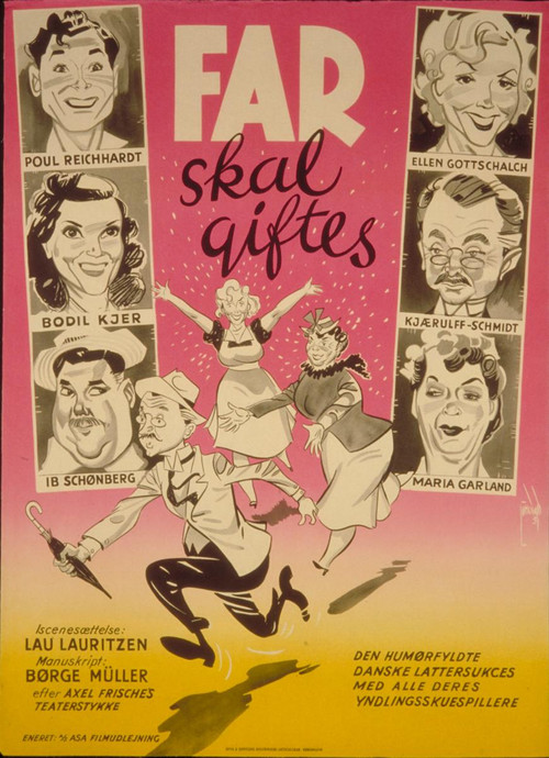 Movie poster for Far skal giftes (1941)