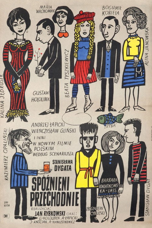 Movie poster for Spóźnieni przechodnie (1962)