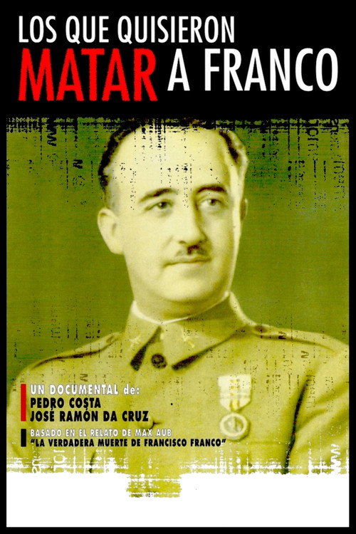 Movie poster for Los que quisieron matar a Franco (2006)