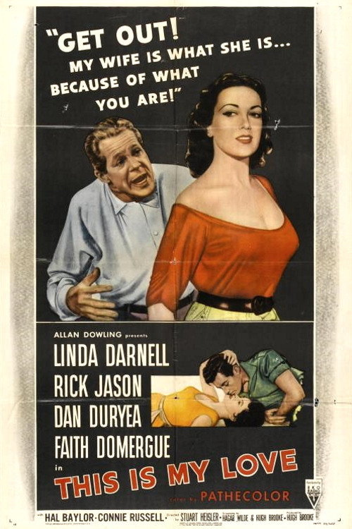 Movie poster for This Is My Love (1954)