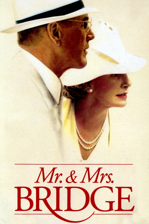 Movie poster for Mr. & Mrs. Bridge (1990)