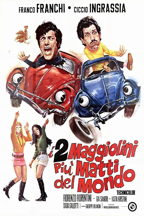 Movie poster for I due maggiolini più matti del mondo (1970)