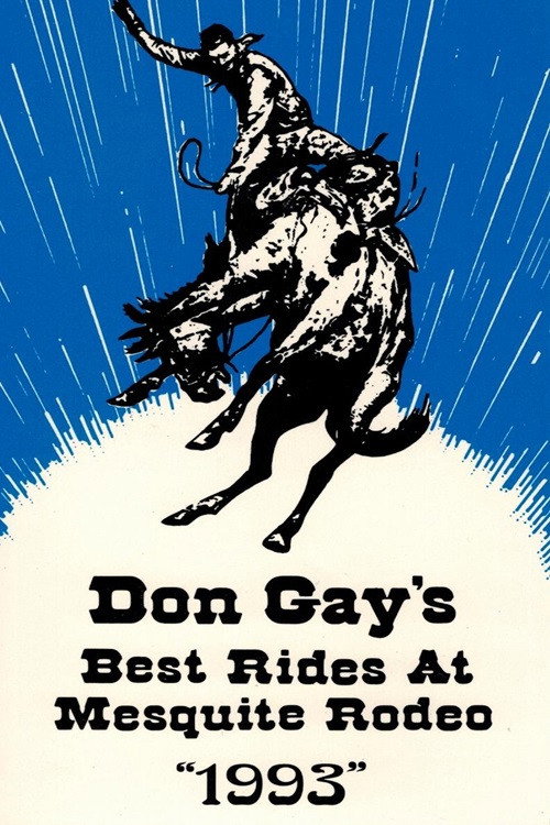 Movie poster for Don Gay's Best Rides At Mesquite Rodeo 1993 (1994)