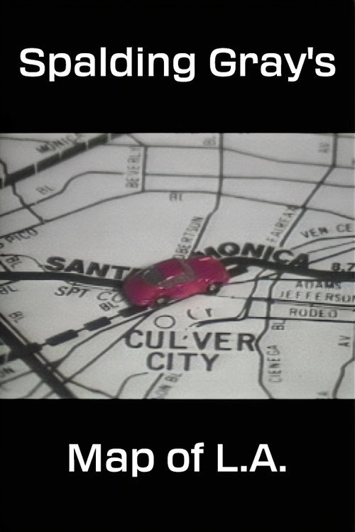 Movie poster for Spalding Gray's Map of L.A. (1984)