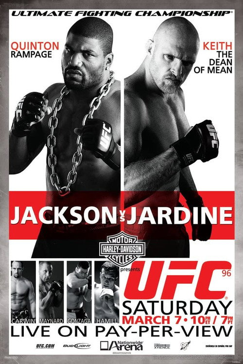 Movie poster for UFC 96: Jackson vs. Jardine (2009)
