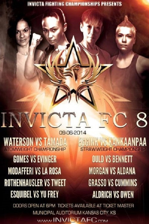 Movie poster for Invicta FC 8: Waterson vs. Tamada (2014)
