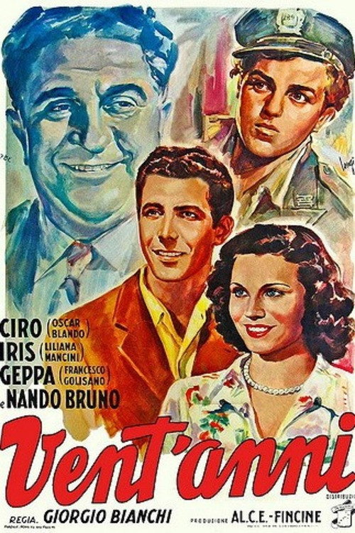 Movie poster for Vent'anni (1949)
