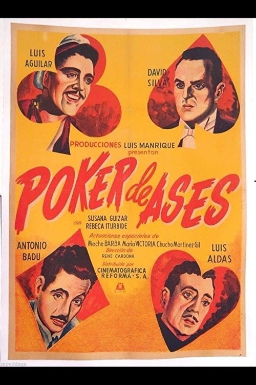 Movie poster for Póker de ases (1952)