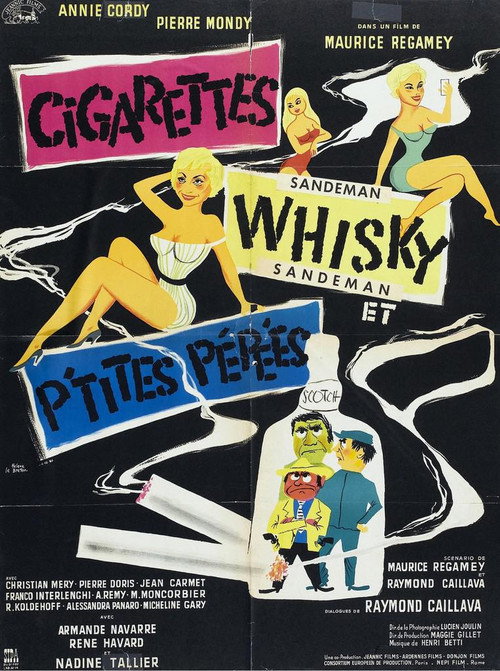 Movie poster for Cigarettes, Whiskey and Wild Women (1959)