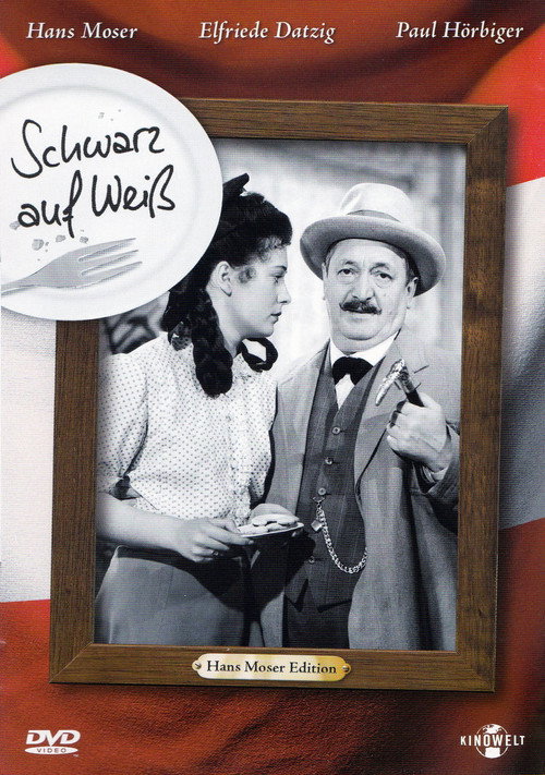 Movie poster for Schwarz auf weiß (1943)