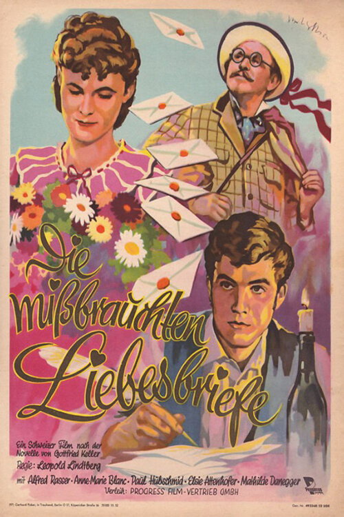Movie poster for The Abused Love Letters (1940)