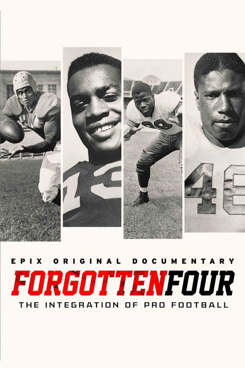 Movie poster for Forgotten Four: The Integration of Pro Football (2014)