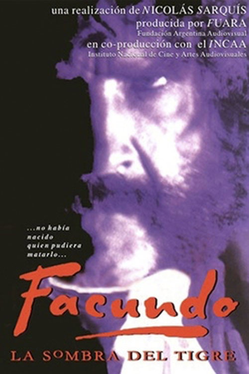 Movie poster for Facundo, la sombra del tigre (1995)