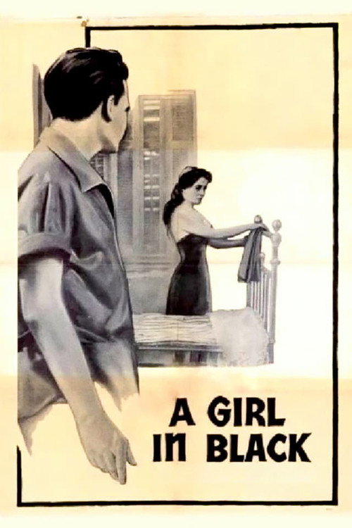 Movie poster for A Girl in Black (1956)