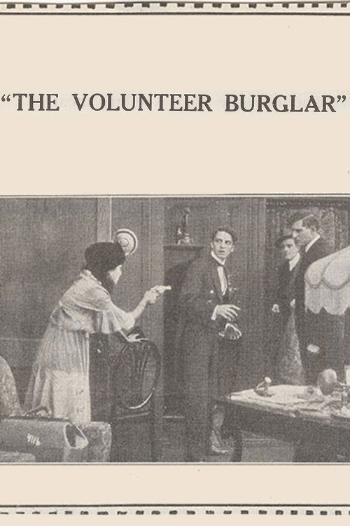 Movie poster for The Volunteer Burglar (1914)