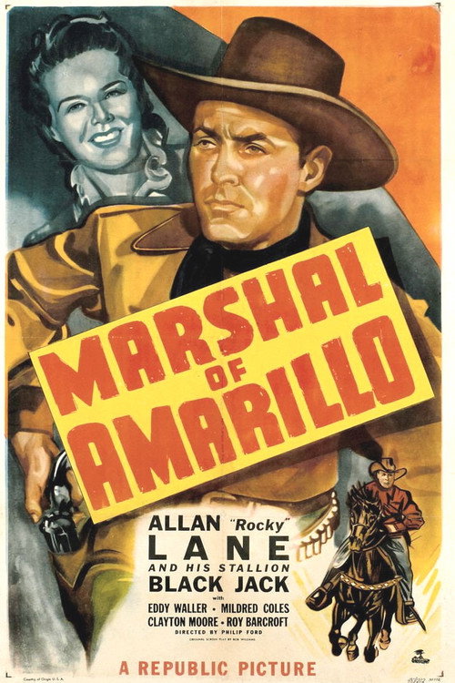 Movie poster for Marshal of Amarillo (1948)
