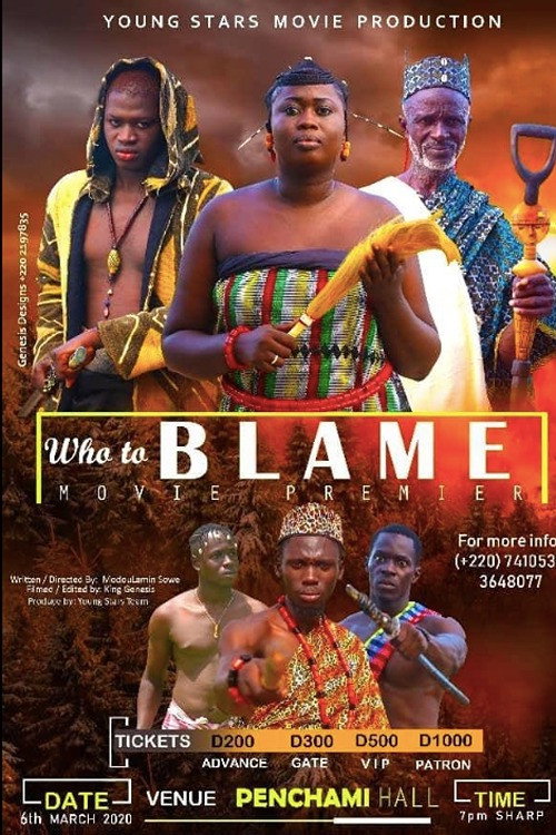 Movie poster for Who to Blame? (2020)