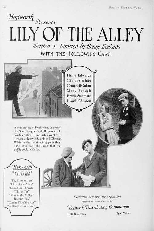 Movie poster for Lily of the Alley (1924)