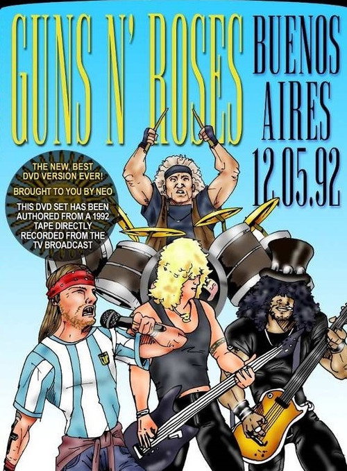 Movie poster for Guns N' Roses Live In Argentina (1992)
