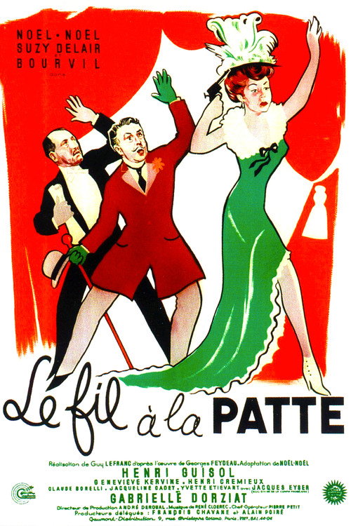 Movie poster for Le Fil à la patte (1954)