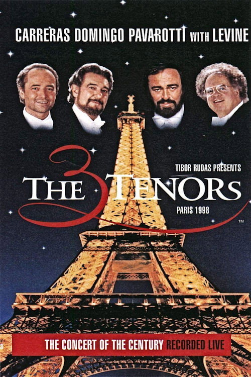Movie poster for Three Tenors in Paris (1998)