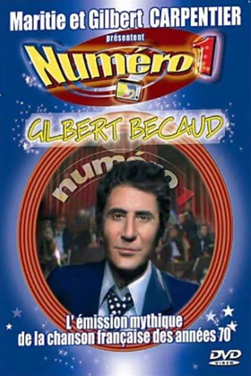 Movie poster for Gilbert Bécaud - Numéro un